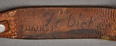 WWII German Unit Marked and Named Wehrmacht Pony Fur Backpack — image 5