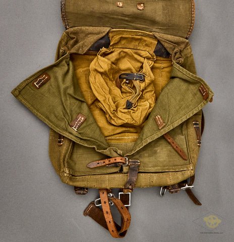 WWII German Unit Marked and Named Wehrmacht Pony Fur Backpack — image 9