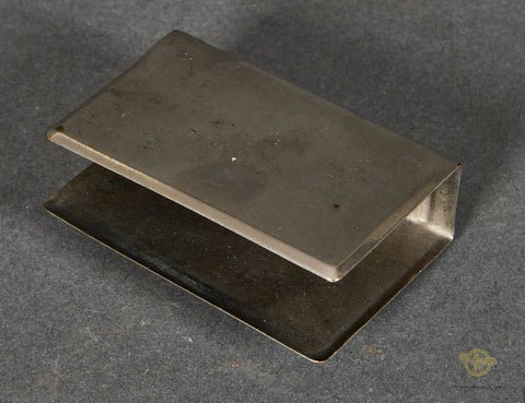 WWI Nickel Plated Match Box Holder — image 2