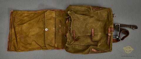 WWII Model 1934 German Army Unit Marked Pony Fur Backpack — image 9
