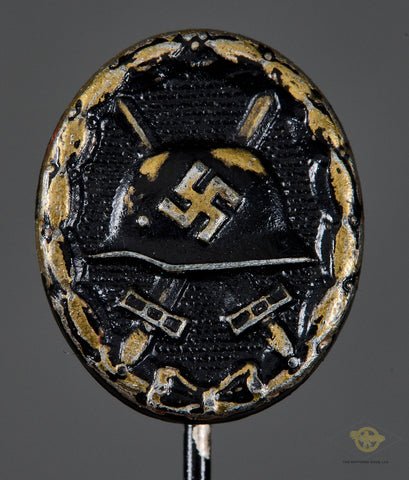 German WWII Black Wound Badge Stick Pin — image 2