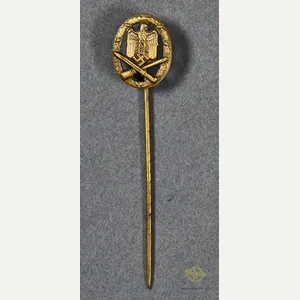 German WWII General Assault Stick Pin