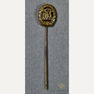 German WWII DRL Sports Badge Stick Pin