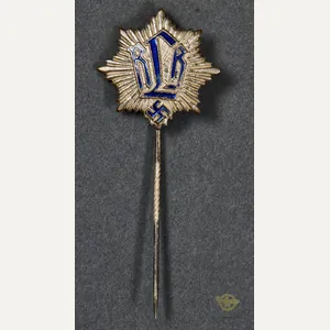 German WWII RLB Starburst Stick Pin