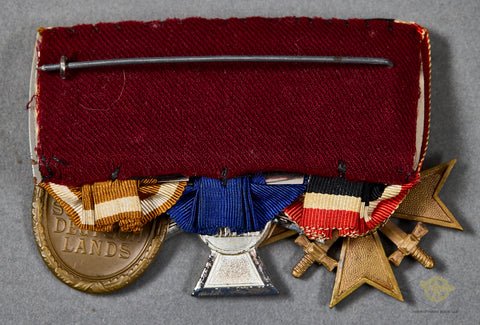 German WWII Three Medal Bar for Police — image 2