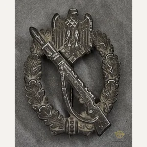 German WWII Infantry Assault Badge in Silver