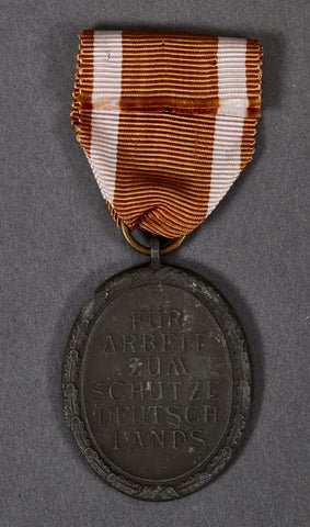 German WWII West Wall Defense Badge — image 2