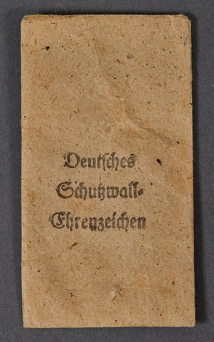 German WWII West Wall Defense Badge w/Packet — image 4