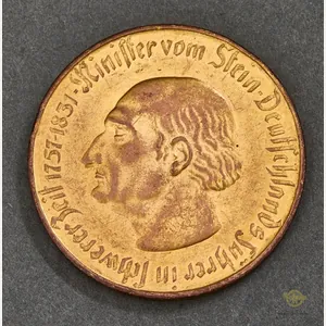 German 1923 Westphalia 10,000 Mark Notgeld Coin