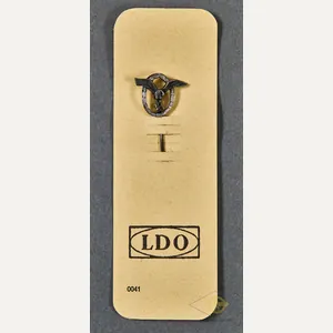 German WWII Luftwaffe Stick Pin on Original Issued Cardboard