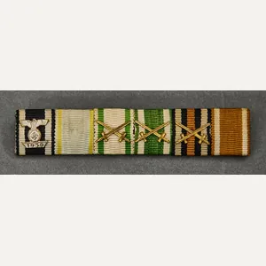 German WWI Saxon Six Ribbon Bar