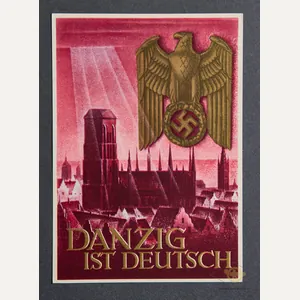 Original Danzig ist Deutsch Postcard