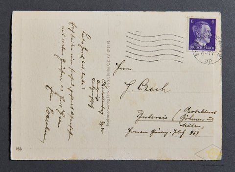 German WWII Original Postcard of the New Reich Chancellery — image 2