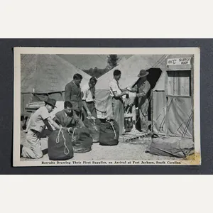 US WWII 1942 Dated Postcard