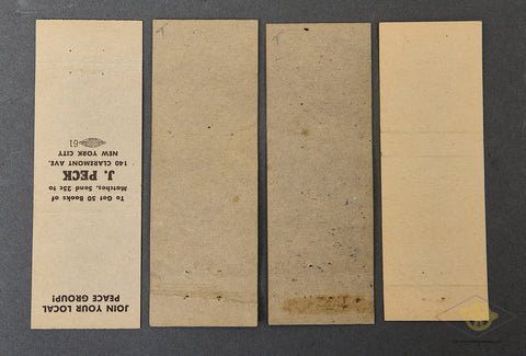 Lot of WWII era War Bonds Related Match Books — image 2