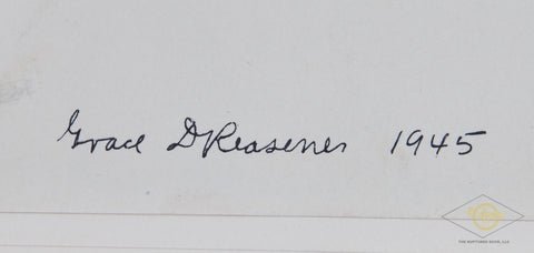 Portfolio of Beautiful Prints of Sketches of USN Officers — image 9