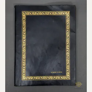 Portfolio of Beautiful Prints of Sketches of USN Officers