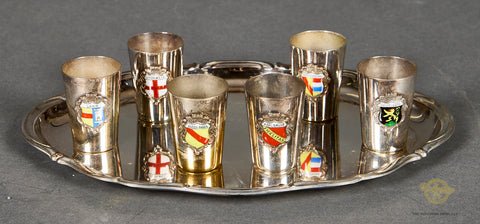 Boxed Schnapps Set with Prussian States — image 2