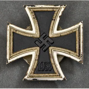 German WWII Iron Cross 1st Class Screw Back