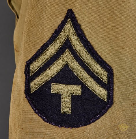 US WWII Model 1941 Jacket for Middle Eastern Forces Tech Sergeant — image 4