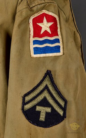 US WWII Model 1941 Jacket for Middle Eastern Forces Tech Sergeant — image 6