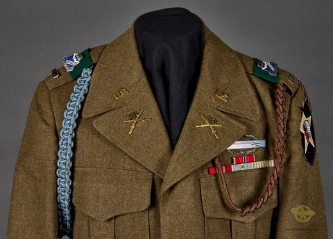 WWII/Korean War US 2nd Infantry Division 1st Lieutenant Ike Jacket — image 2