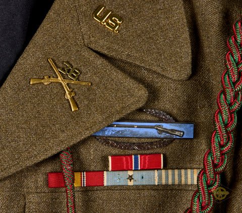 WWII/Korean War US 2nd Infantry Division 1st Lieutenant Ike Jacket — image 4