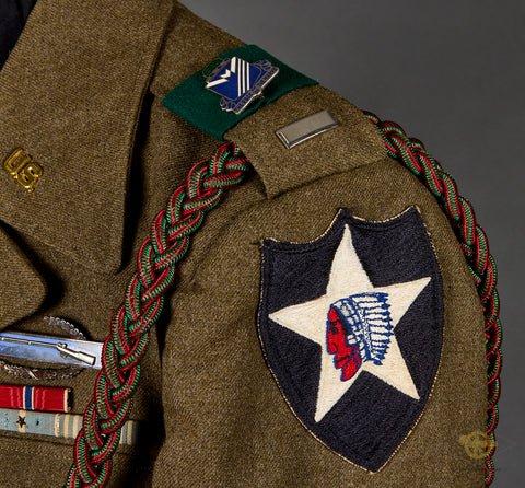 WWII/Korean War US 2nd Infantry Division 1st Lieutenant Ike Jacket — image 5