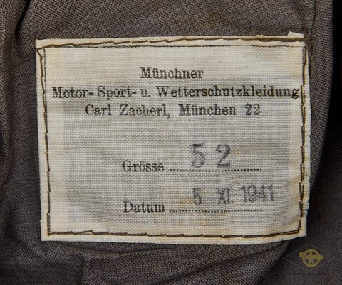 WWII German Kriegsmarine Foul Weather Leather Coat/Trousers — image 10