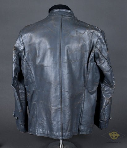 WWII German Kriegsmarine Foul Weather Leather Coat/Trousers — image 3