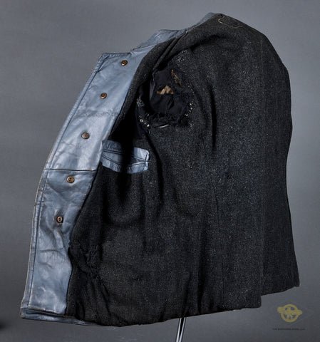 WWII German Kriegsmarine Foul Weather Leather Coat/Trousers — image 4