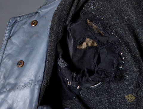 WWII German Kriegsmarine Foul Weather Leather Coat/Trousers — image 5