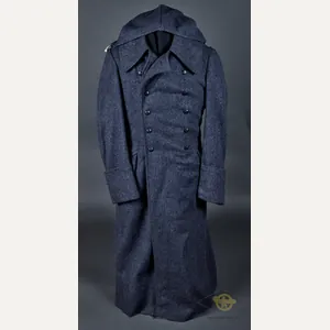 WWII German Luftwaffe Great Coat with Underlining and Hood