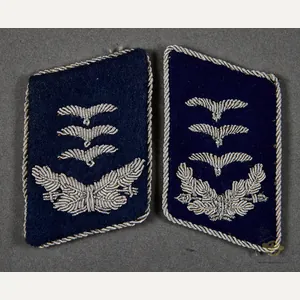 German WWII Luftwaffe Medical Set of Collar Tabs