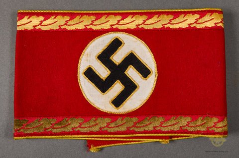 WWII German Reich's Level Political Leader Armband and Collar Tab Grouping — image 4