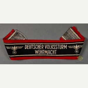 German WWII Armband for Volksturm Members