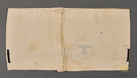 German WWII 'Im Dienst der Deutschen Wehrmacht' Armband — image 2