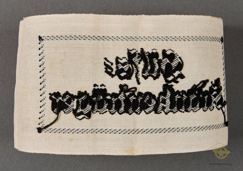 German WWII Assistant Stretcher Bearer Armband — image 3