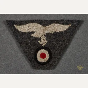 German WWII Luftwaffe Trapezoid Insignia for M43 Cap