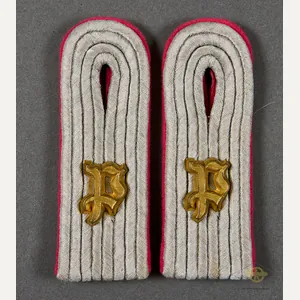 German WWII Panzer Slip in Shoulder Boards