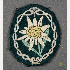 German WWII Edelweiss Gebirgsjäger Patch