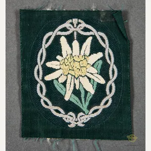 German WWII Edelweiss Gebirgsjäger Patch