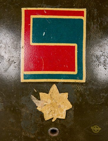 Fantastic US WWII M-1 Helmet to 69th Division Major. St. Clair Liner — image 8