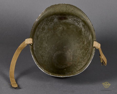 Fantastic US WWII M-1 Helmet to 69th Division Major. St. Clair Liner — image 9