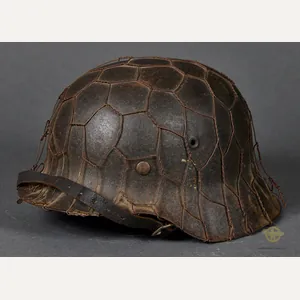 WWII German Luftwaffe Single Decal Helmet with Full Basket Chicken …