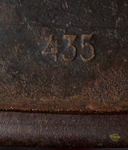 WWII German Model 1940 Wehrmacht Camouflage Helmet — image 11