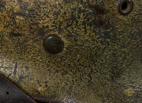 WWII German Model 1940 Wehrmacht Camouflage Helmet — image 7