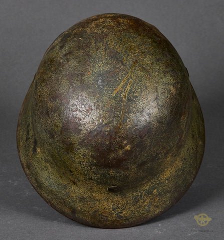 WWII German Model 1940 Wehrmacht Camouflage Helmet — image 8