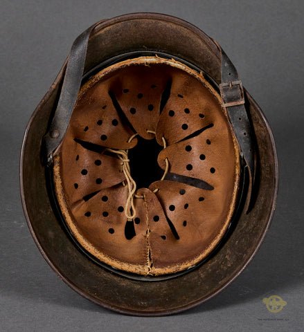 WWII German Model 1940 Wehrmacht Camouflage Helmet — image 9