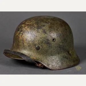 WWII German Model 1940 Wehrmacht Camouflage Helmet